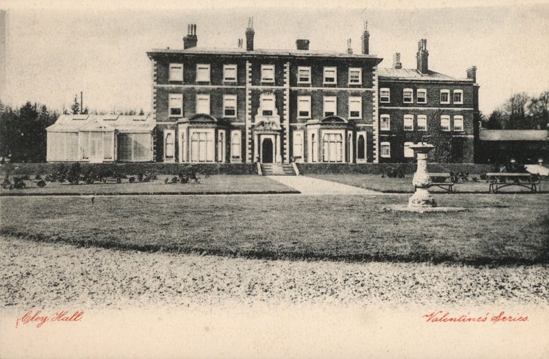 Cley Hall (s/hvitt bilde) av English Photographer