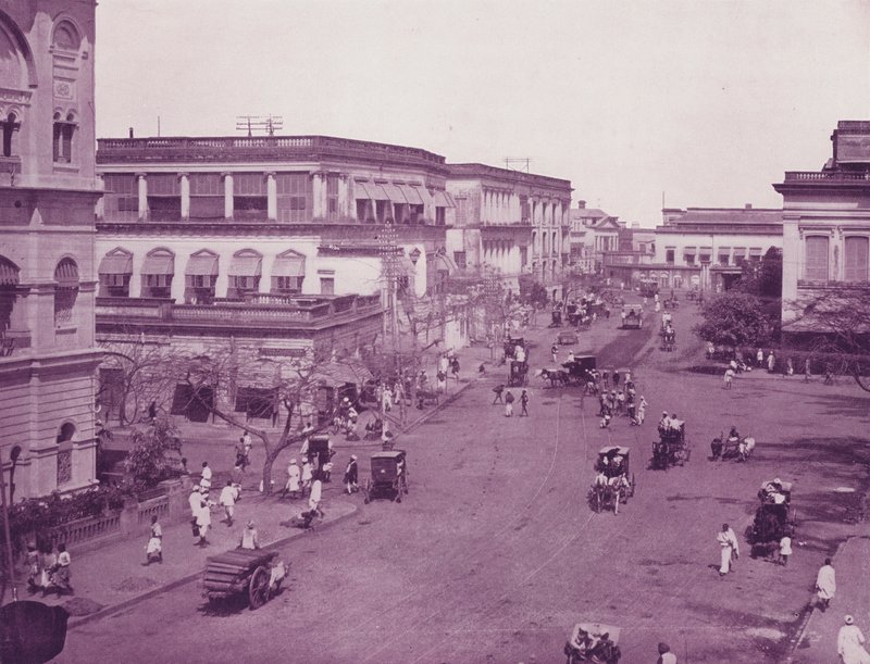 Clive Street, Calcutta av English Photographer