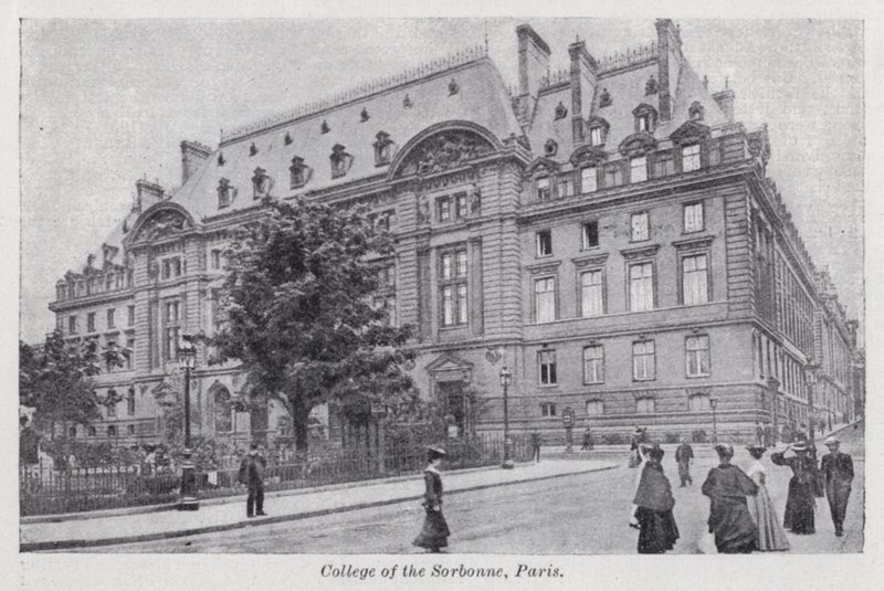 College of the Sorbonne, Paris (s/hv-bilde) av English Photographer