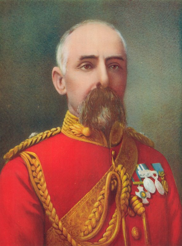 Oberst H. P. Airey. Kommanderer First Bushmen