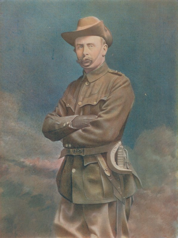 Oberst W. H. Mackinnon. Kommanderer City Imperial Volunteers av English Photographer