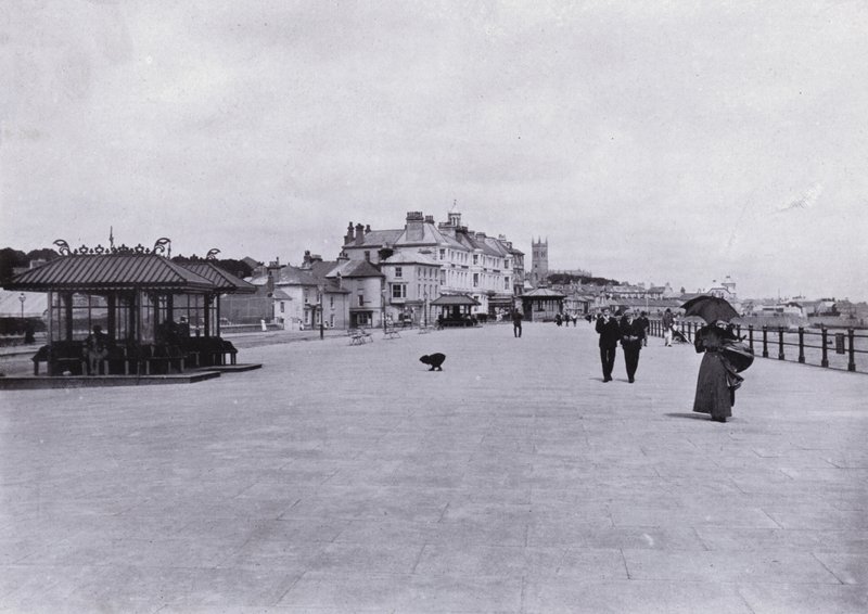 Cornwall: The Promenade, Penzance (s/hv-bilde) av English Photographer
