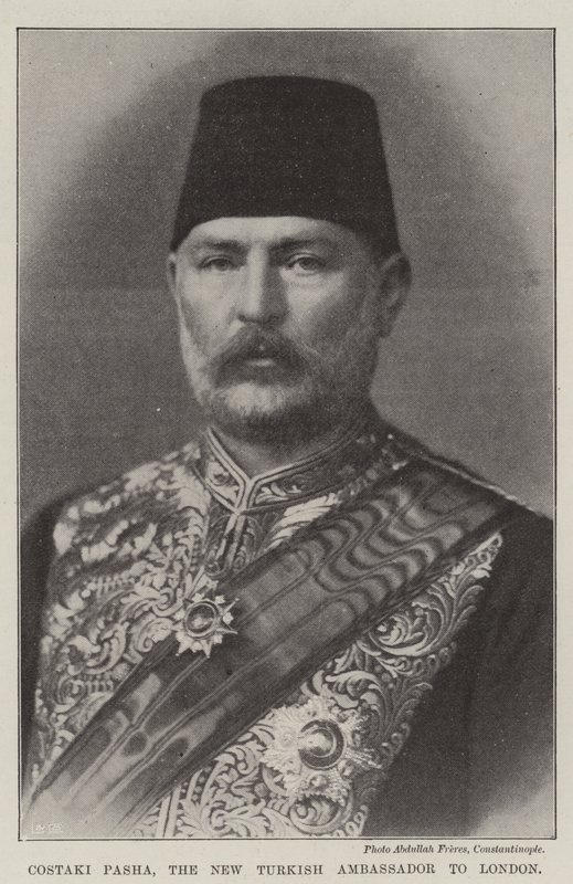 Costaki Pasha, den nye tyrkiske ambassadøren i London av English Photographer
