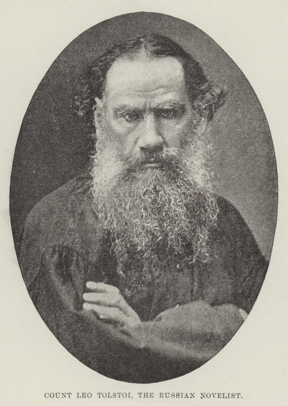 Grev Leo Tolstoi, den russiske romanforfatteren av English Photographer