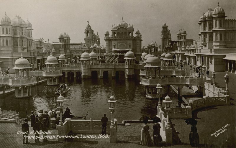 Court of Honour, fransk-britisk utstilling, London, 1908 av English Photographer
