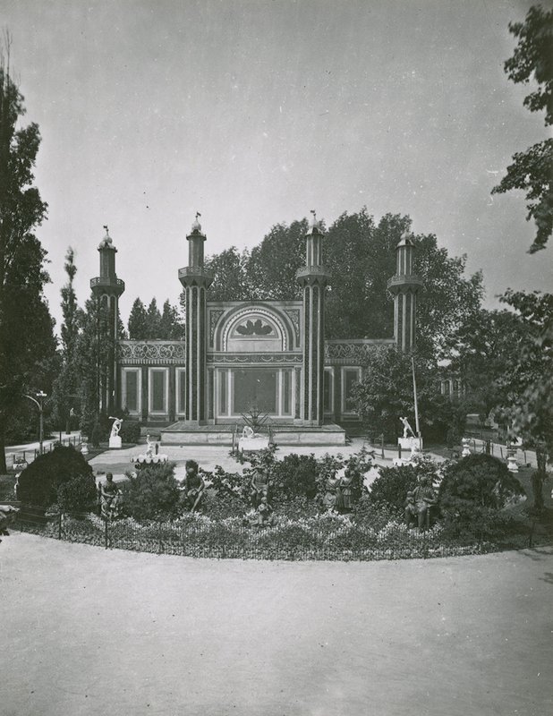 Cremorne Gardens, London: Fyrverkerietempel av English Photographer