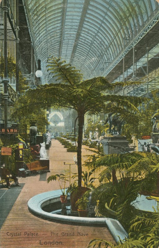 Crystal Palace, The Grand Nave, London av English Photographer