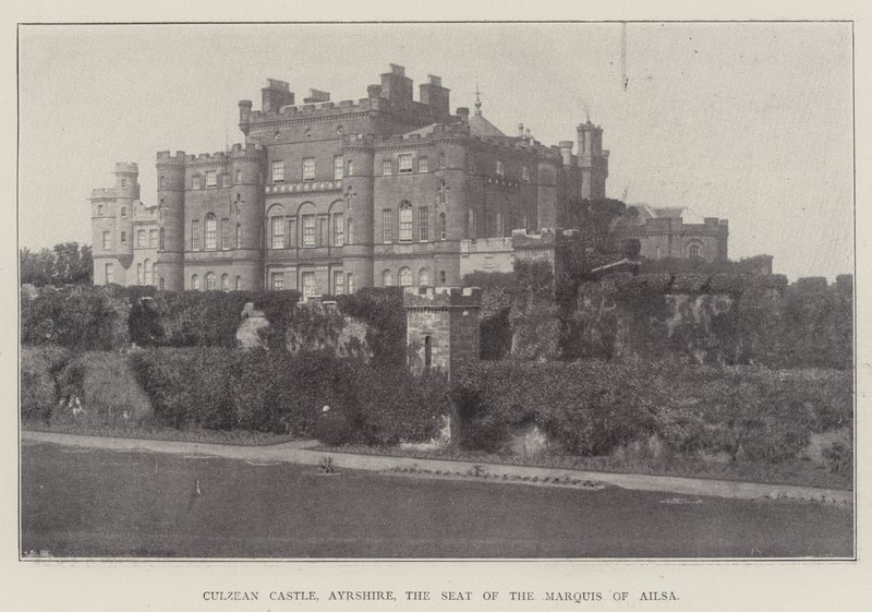 Culzean Castle, Ayrshire, setet til markisen av Ailsa av English Photographer