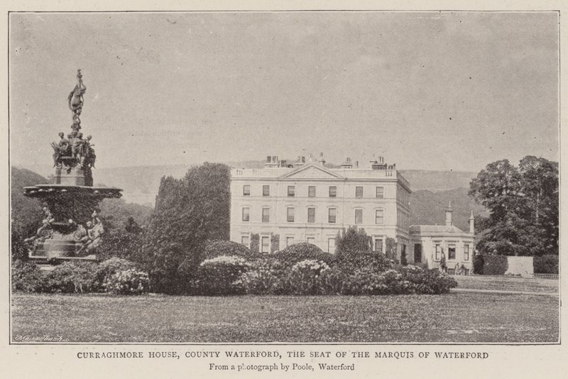 Curraghmore House, County Waterford, sete for markisen fra Waterford av English Photographer