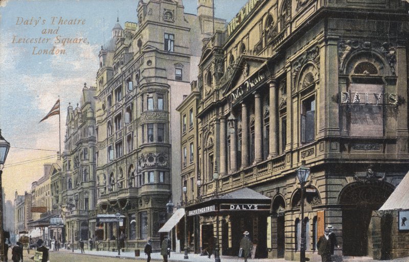 Dalys Theatre, Leicester Square, London (farget bilde) av English Photographer