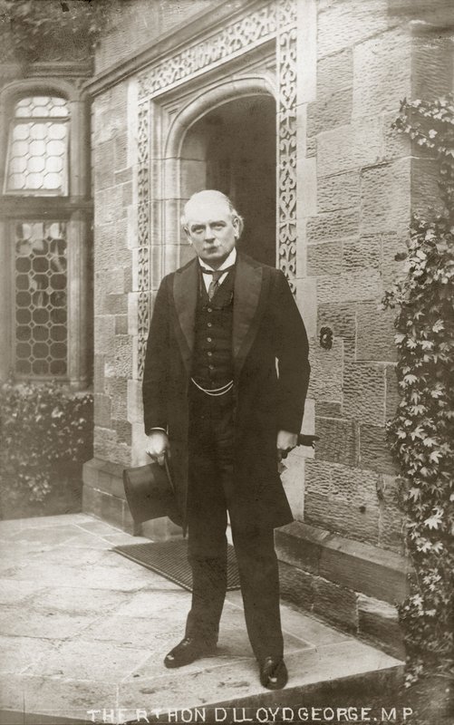 David Lloyd George , walisisk liberal politiker (s/hvitt bilde) av English Photographer