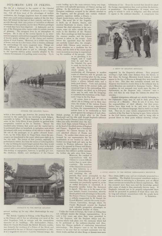 Diplomatisk liv i Peking av English Photographer