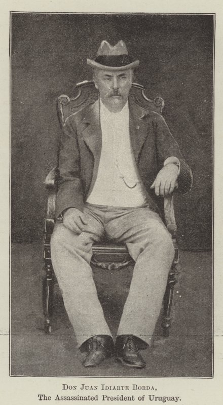 Don Juan Idiarte Borda, Uruguays myrdede president av English Photographer