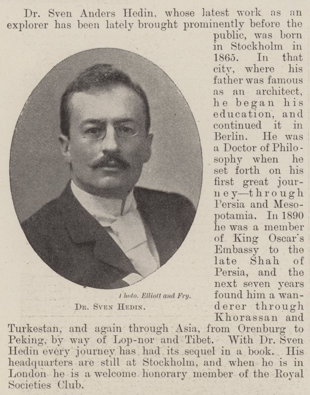 Dr. Sven Hedin av English Photographer