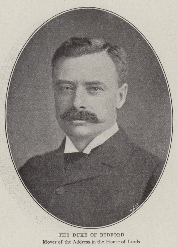 Duke of Bedford av English Photographer
