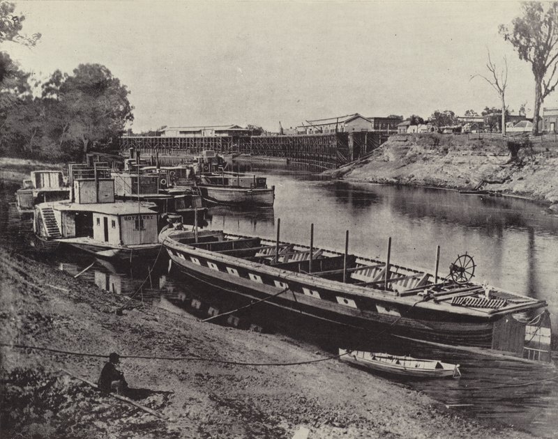Echuca Wharf, Murray-elven av English Photographer