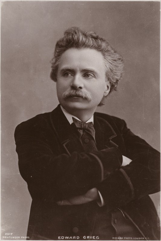 Edvard Grieg av English Photographer