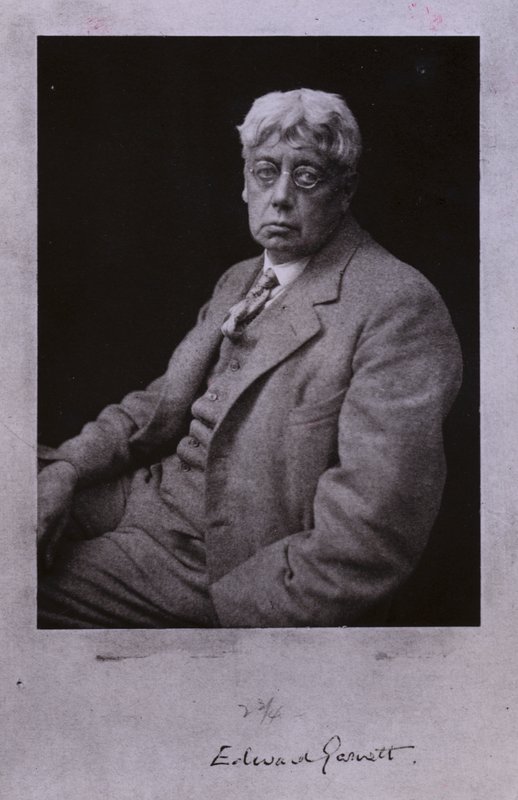 Edward Garnett , engelsk forfatter, litteraturkritiker og redaktør (s/hvitt-bilde) av English Photographer