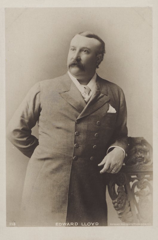 Edward Lloyd , engelsk tenor av English Photographer