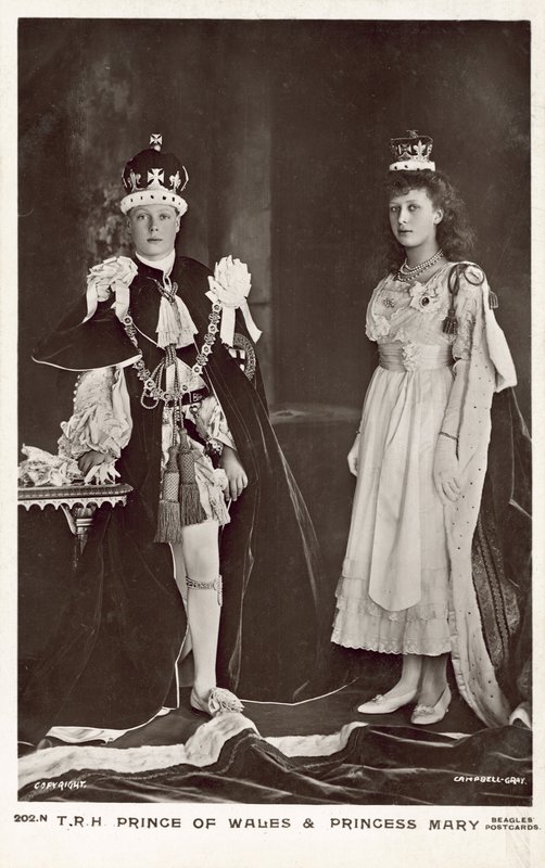 Edward, Prince of Wales og Mary, Princess Royal av English Photographer