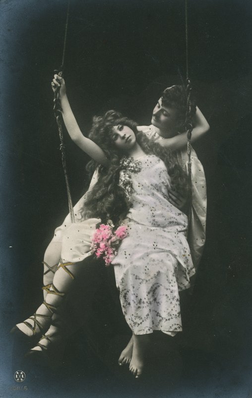 Edwardiansk postkort av English Photographer
