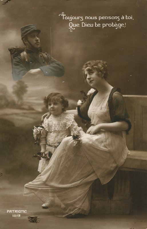 Edwardiansk postkort av English Photographer