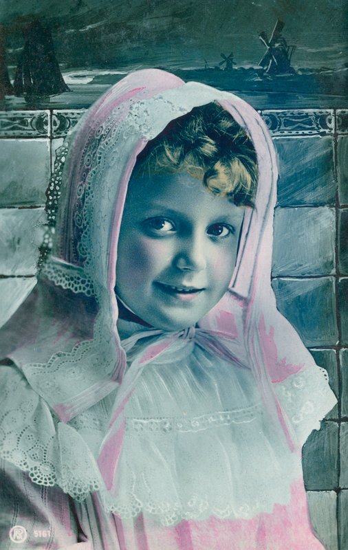Edwardiansk postkort av English Photographer