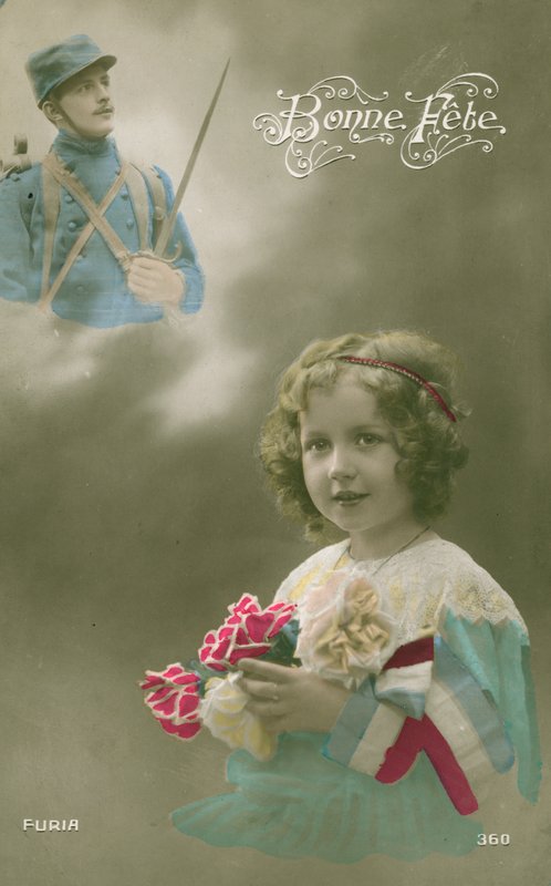 Edwardiansk postkort av English Photographer