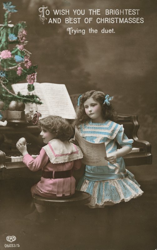 Edwardiansk postkort av English Photographer