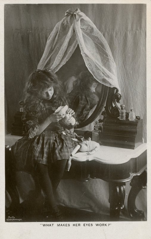 Edwardiansk postkort av English Photographer