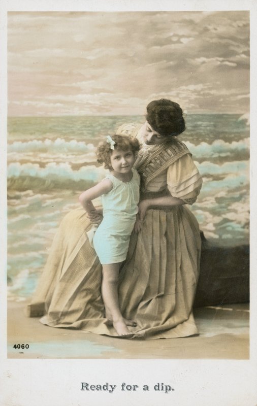 Edwardiansk postkort av English Photographer