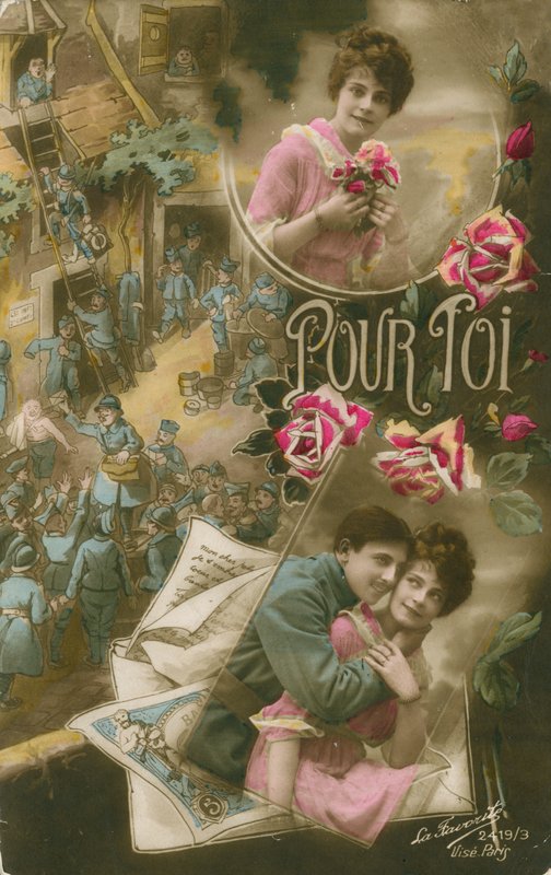 Edwardiansk postkort av English Photographer