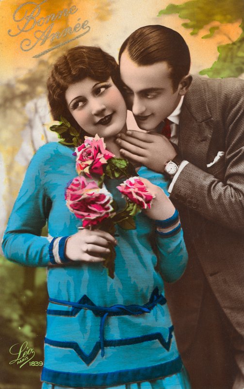 Edwardiansk postkort av English Photographer