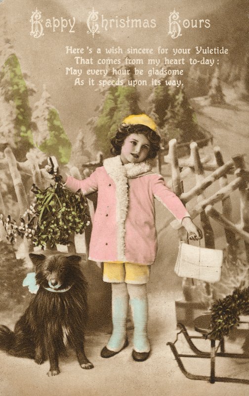 Edwardiansk postkort av English Photographer