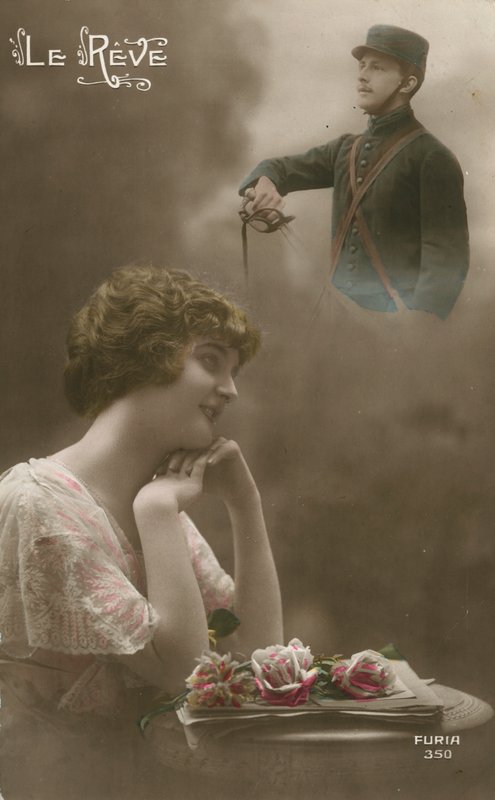 Edwardiansk postkort av English Photographer