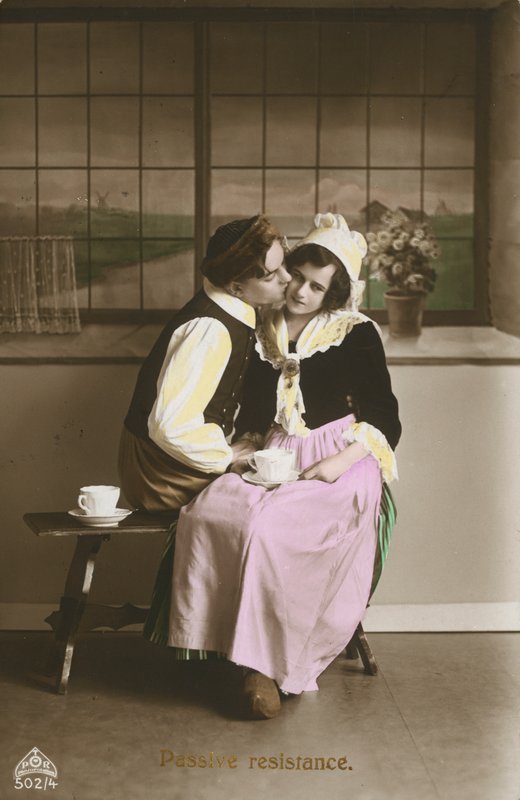 Edwardiansk postkort av English Photographer