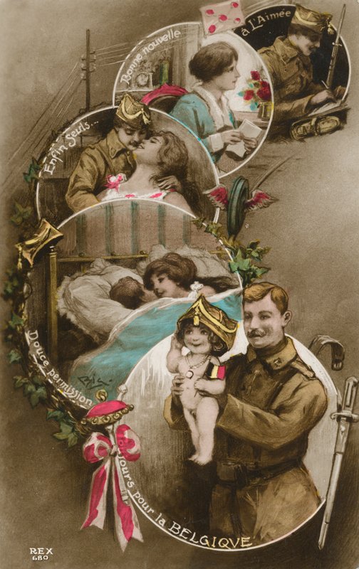 Edwardiansk postkort av English Photographer