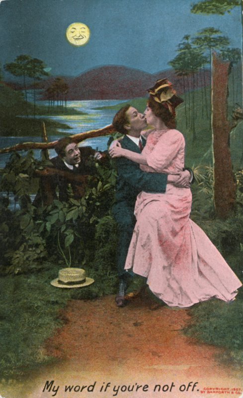 Edwardiansk postkort av English Photographer