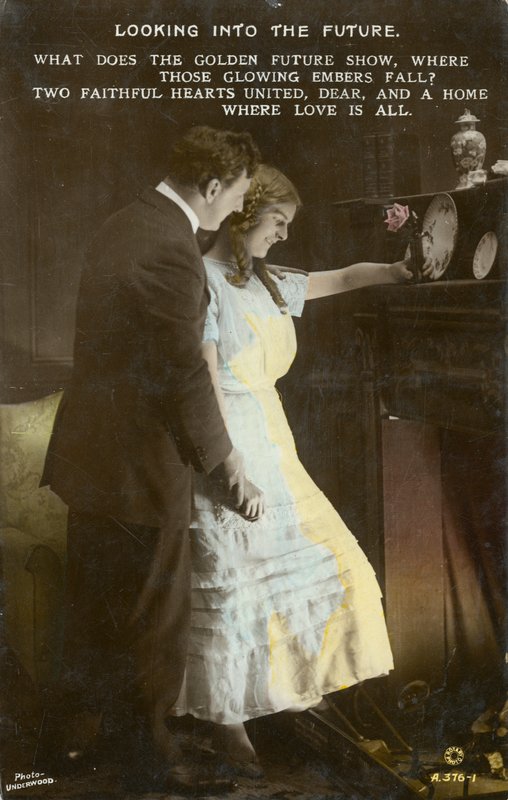 Edwardiansk postkort av English Photographer