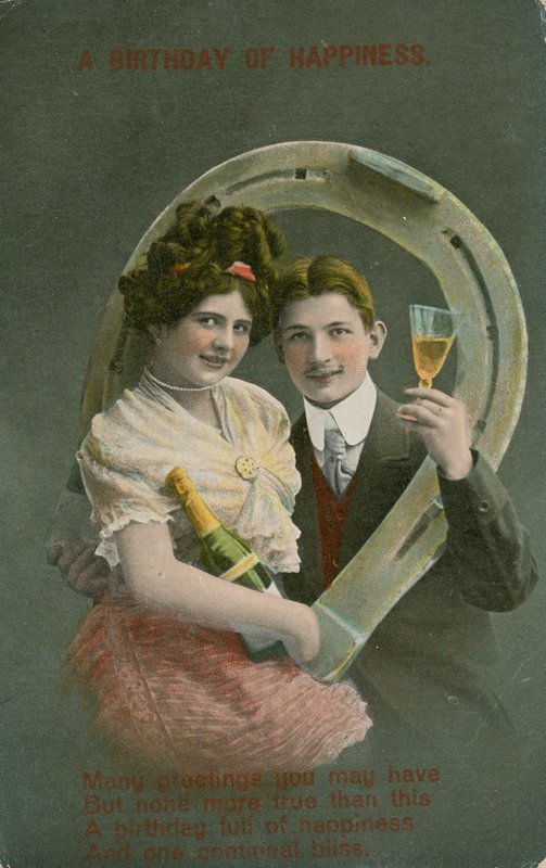 Edwardiansk postkort av English Photographer