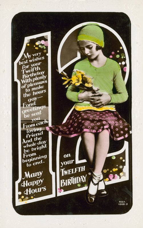 Edwardiansk postkort av English Photographer