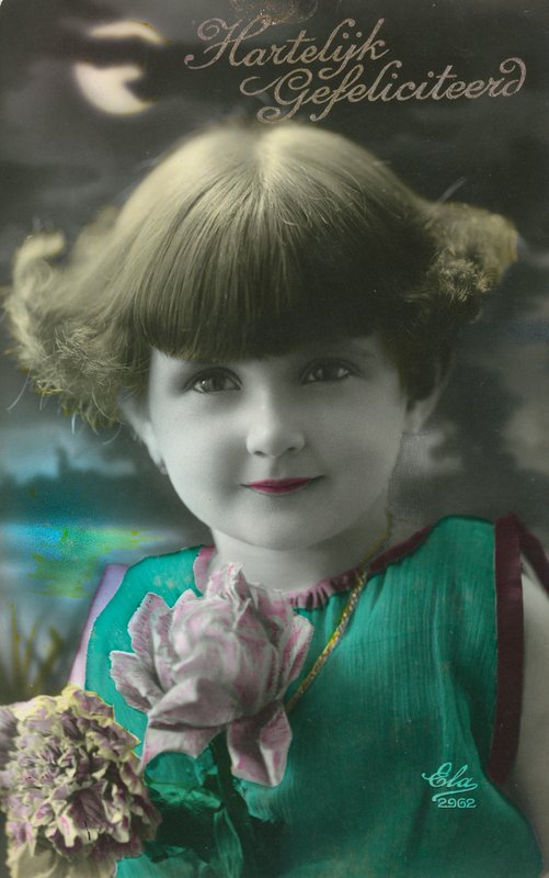 Edwardiansk postkort av English Photographer