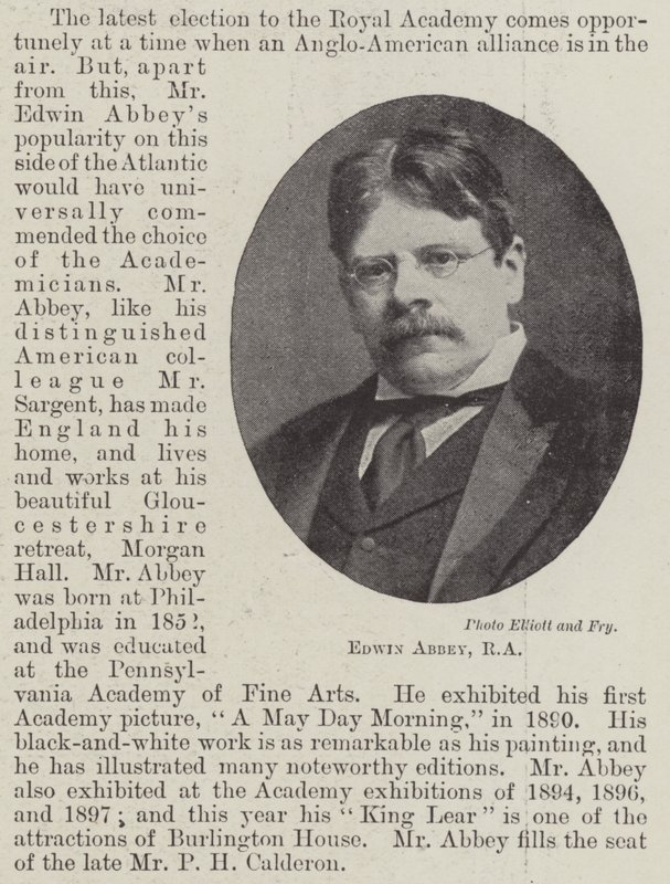 Edwin Abbey, RA av English Photographer
