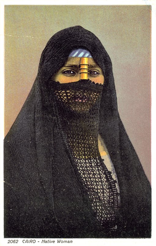 Egyptiske kvinner (fargebilde) av English Photographer