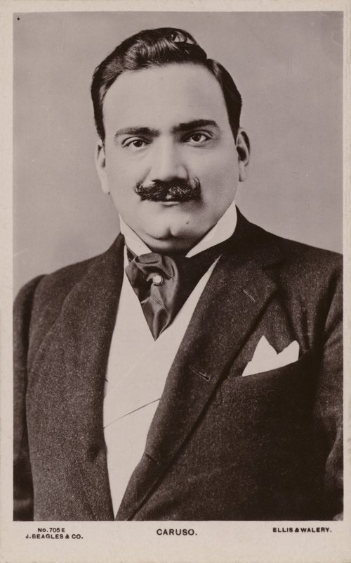 Enrico Caruso , italiensk tenor (1873-1921) av English Photographer