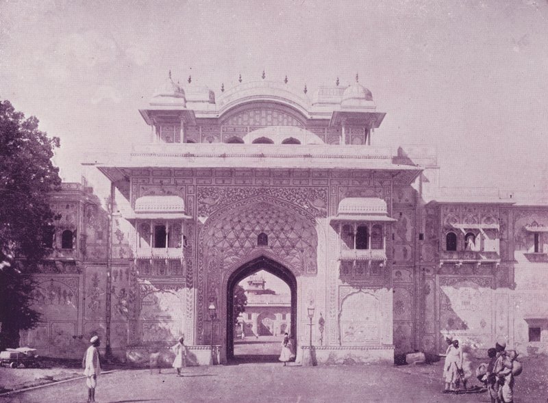 Inngang Maharajahs Palace, Jeypore av English Photographer