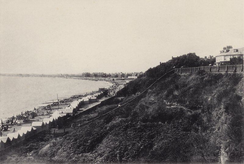 Felixstowe: Zigzag View and Landguard Fort (s/hv-bilde) av English Photographer