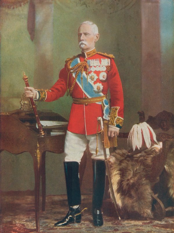 Feltmarskalk Lord Roberts. Feltmarskalk som leder sjefen for styrkene i Sør-Afrika av English Photographer