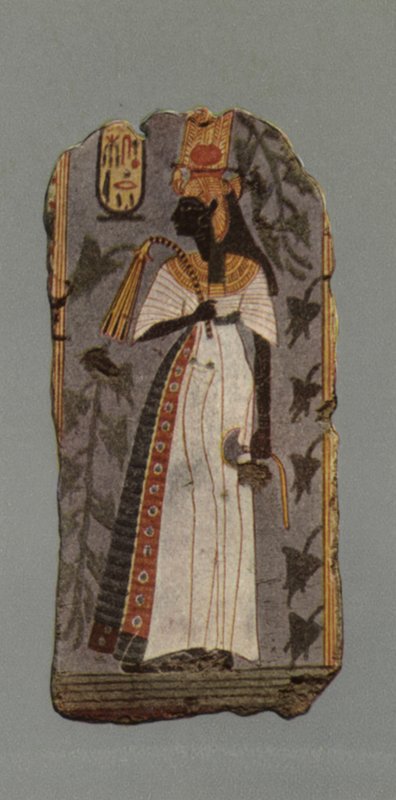 Figur av Aahmes-nefert-ari, mor til Amen-hetep I (bilde) av English Photographer