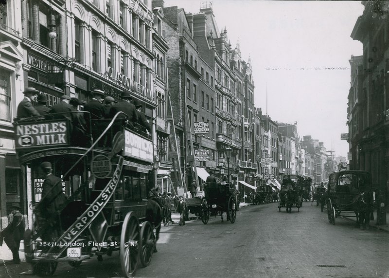 Fleet Street, London av English Photographer